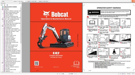 manuals for mini excavators|mini excavator maintenance checklist.